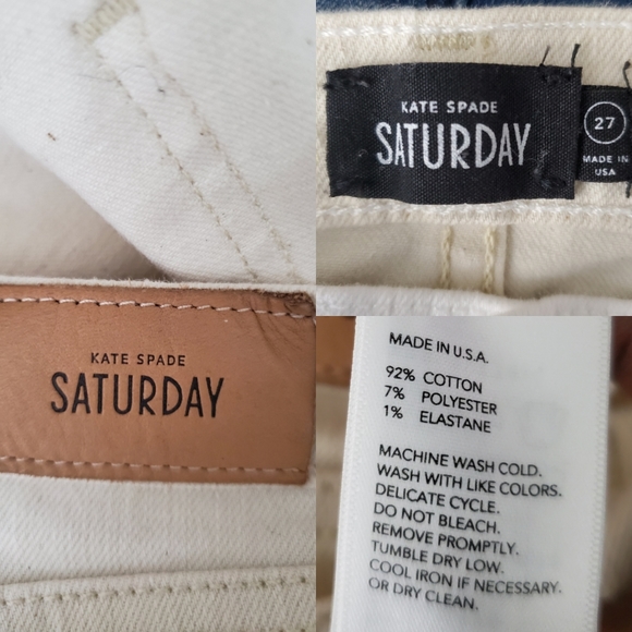 KATE SPADE SATURDAY Colorblock Skinny Jean 27. - Picture 2 of 2